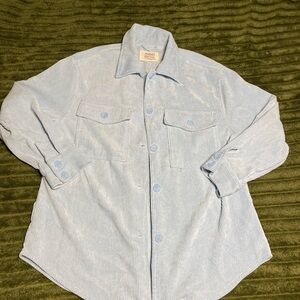 Light Blue Corduroy Women’s Shirt